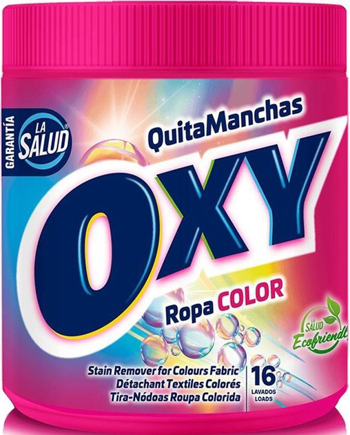 Плямовивідник кисневий для кольорових речей La Salud Oxy Ropa Color 1 кг