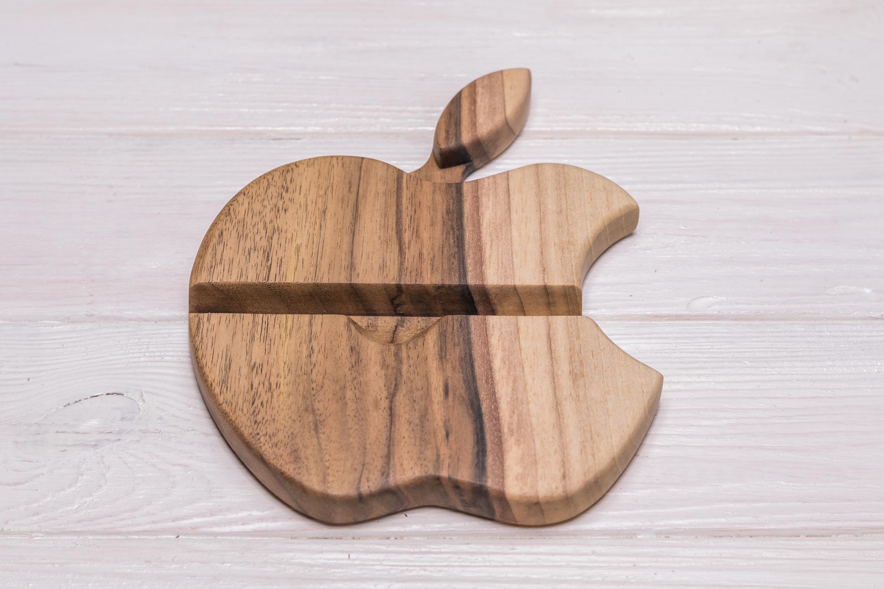 Подставка-держатель EcoWalnut Яблоко для телефона планшета (EW-4)