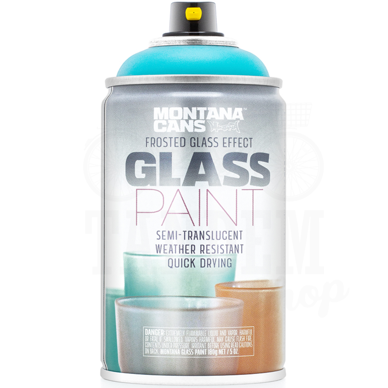 Краска c эффектом матового стекла Montana Glass Paint 250 мл аэрозоль GP6115 Frosted Matt Teal