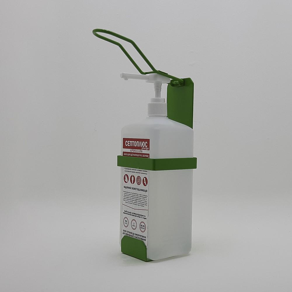 Локтевой дозатор c антисептиком Септоплюс-ультра SK EDW1К WS RAL 6018 1 л Зеленый - фото 5 Локтевой дозатор c антисептиком Септоплюс-ультра SK EDW1К WS RAL 6018 1 л Зеленый - фото 5