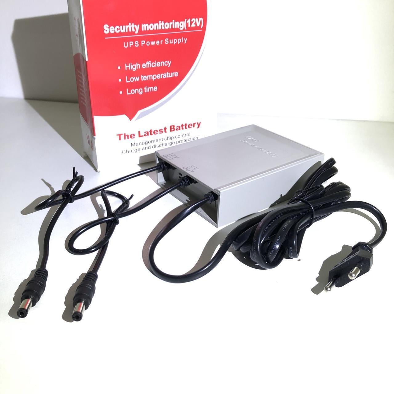 Блок бесперебойного питания без света DC 12V 2A 9V 1A UPS для роутера QX-2112A со съемным аккумулятором Mini UPS WGP