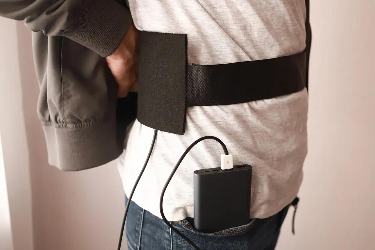 Грелка-пояс Трио 05003 с функцией Power Bank 5 В 10 Вт 12x 40 см Черный (609275) - фото 7