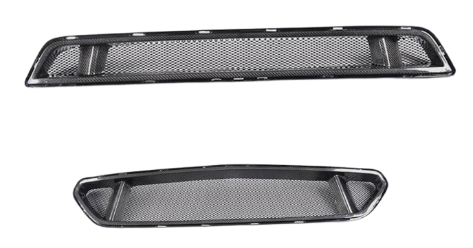 Решетка радиатора 2015-2017 DDCarbon для Ford Mustang 2015-2023 Натуральный карбон