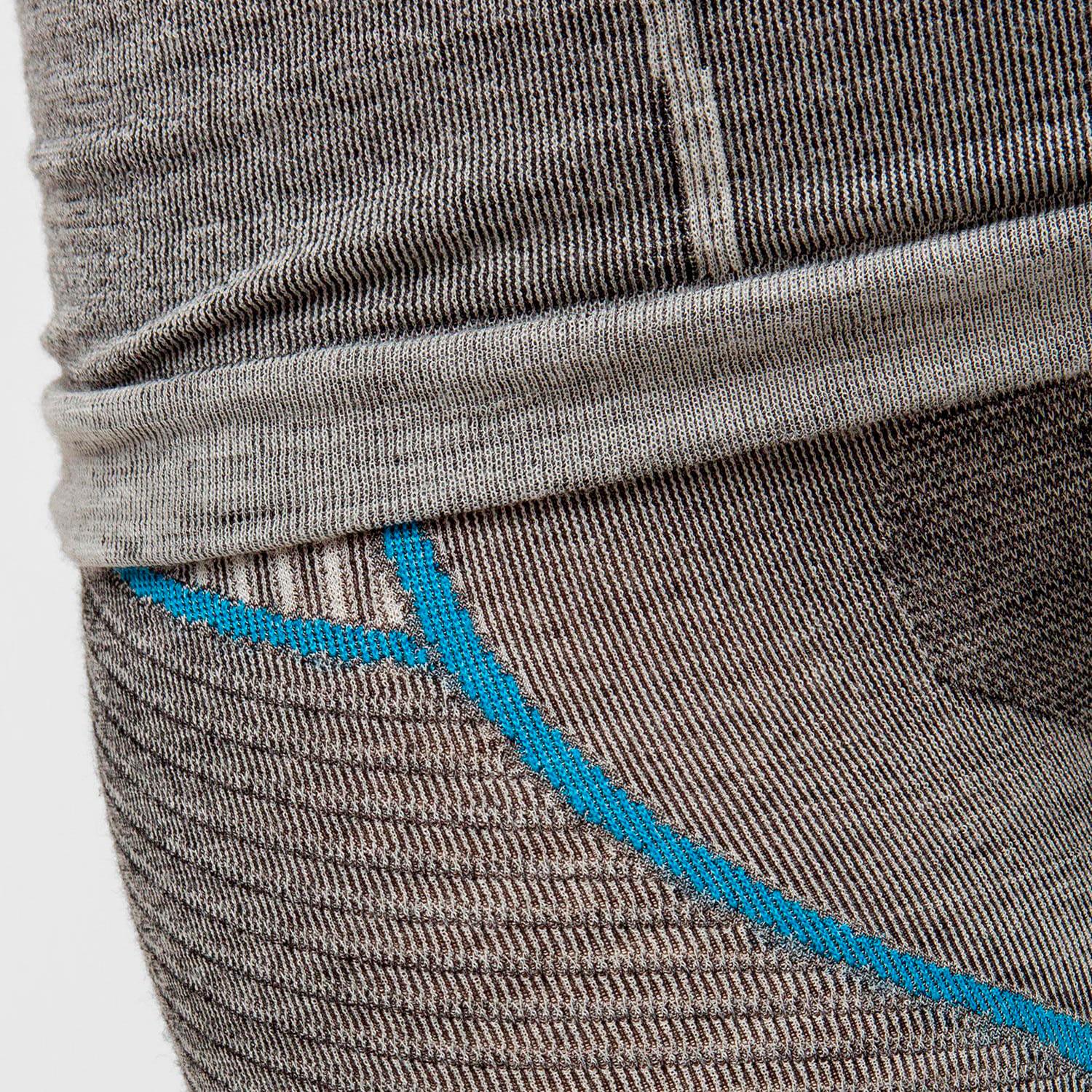 Жіночий комплект термобілизни X-BIONIC Apani Merino 4.0 AP-WT06(WP05)W19W L Black/Grey/Turquoise - фото 9