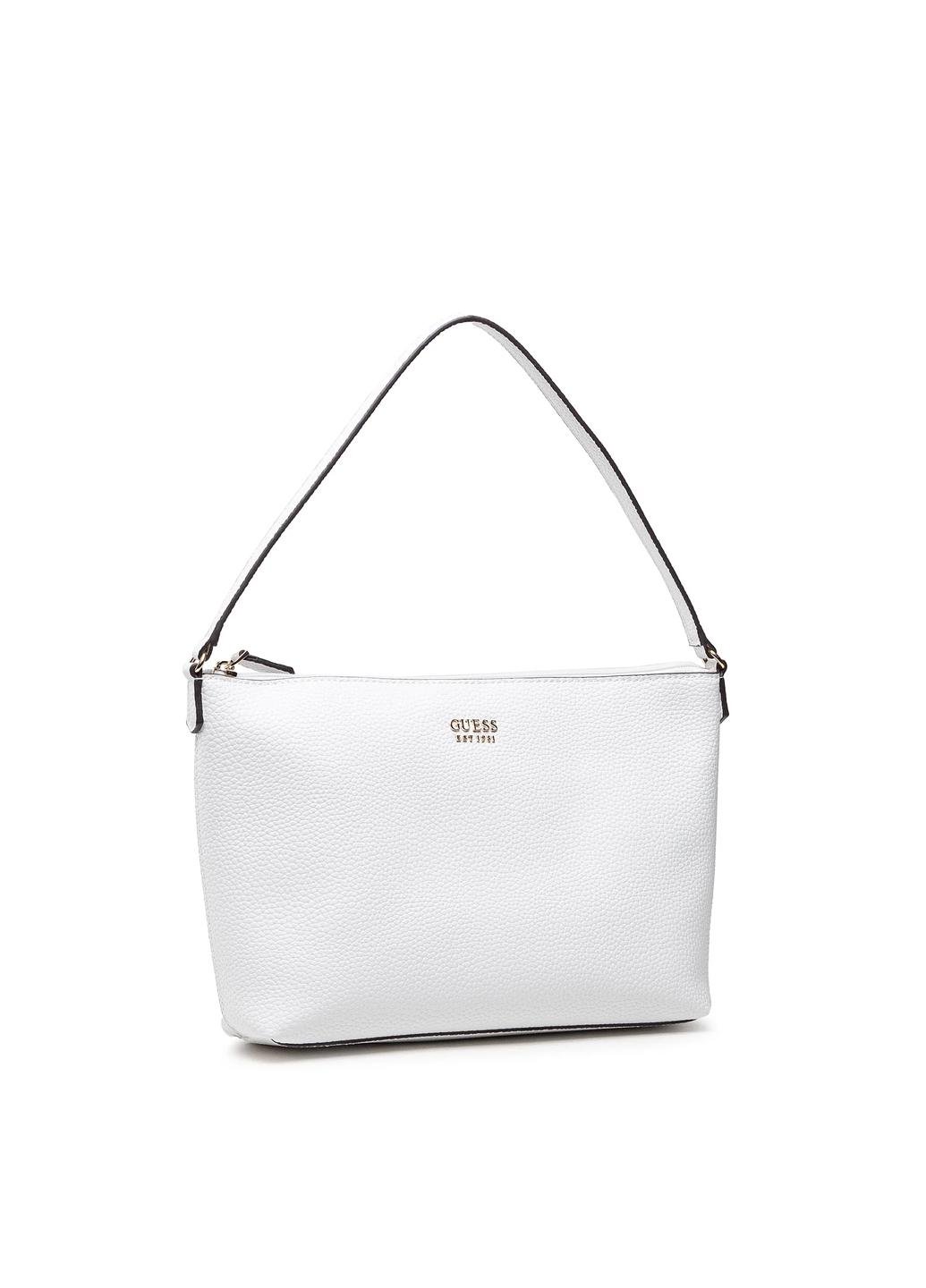 Сумка c косметичкой двухсторонняя сэтчел женская из эко кожи Guess ECO BRENTON GIRLFRIEND SATCHEL HWEVG839009-ALM Белый - фото 8 Сумка c косметичкой двухсторонняя сэтчел женская из эко кожи Guess ECO BRENTON GIRLFRIEND SATCHEL HWEVG839009-ALM Белый - фото 8