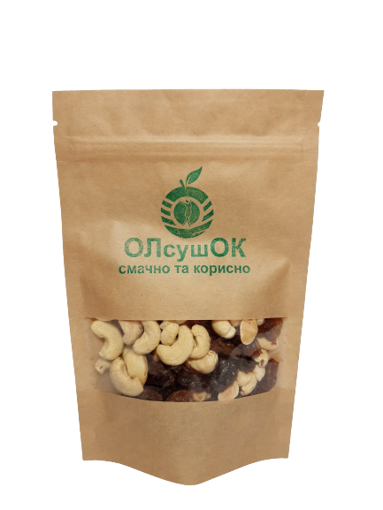 Микс арахис, изюм, кешью ОЛсушОК 100 г (4820252920149) Микс арахис, изюм, кешью ОЛсушОК 100 г (4820252920149)