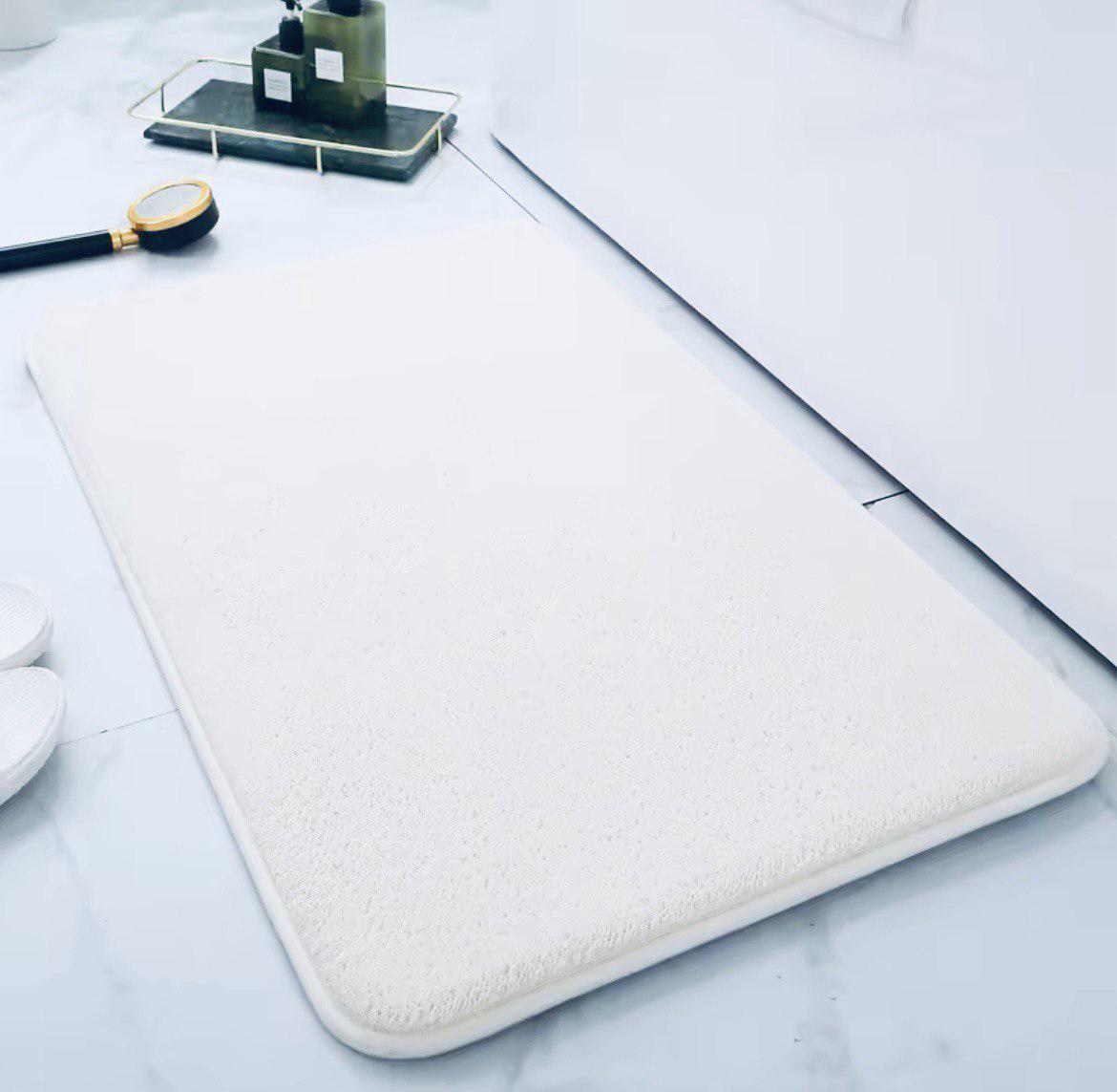 Коврик для ванной Smooth Premium Memory Foam 60х40 см Белый (KMSmooth0001) - фото 7 Коврик для ванной Smooth Premium Memory Foam 60х40 см Белый (KMSmooth0001) - фото 7