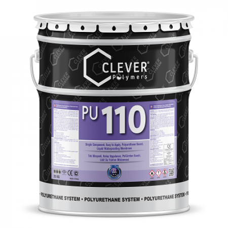 Гідроізоляція Clever PU Base 110 високоеластичне покриття 5 кг (001)