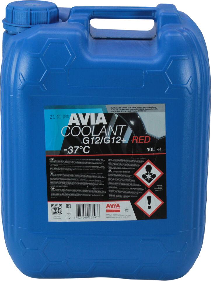 Антифриз Avia G12+ от -35 до +108 10 л Red (0101724)