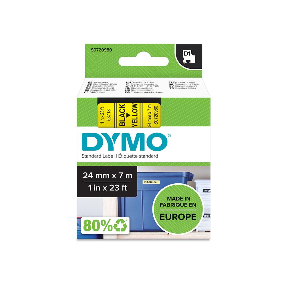 Лента для принтеров этикеток DYMO S0720980 пластиковая системы D1 24 мм х 7 м (1477388553) - фото 2