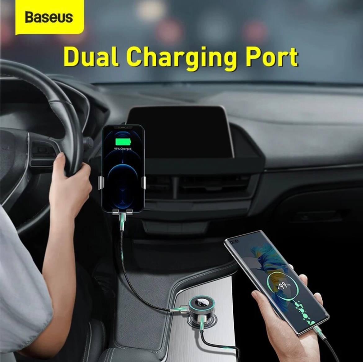 Модулятор FM BASEUS Enjoy Car Wireless MP3 Charger (23) - фото 7