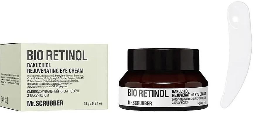 Крем під очі омолоджувальний Mr.SCRUBBER Bio Retinol з бакучіолом 15 г (18313)