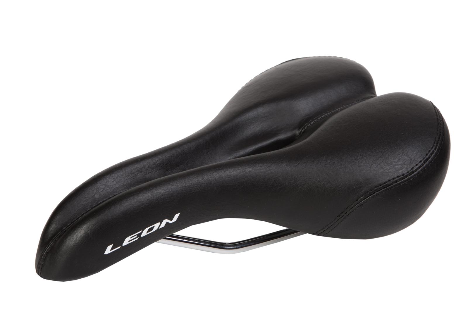 Седло YBT-K080 Леон К.Сан с отверстием и черным логотипом 275x172 мм Черный