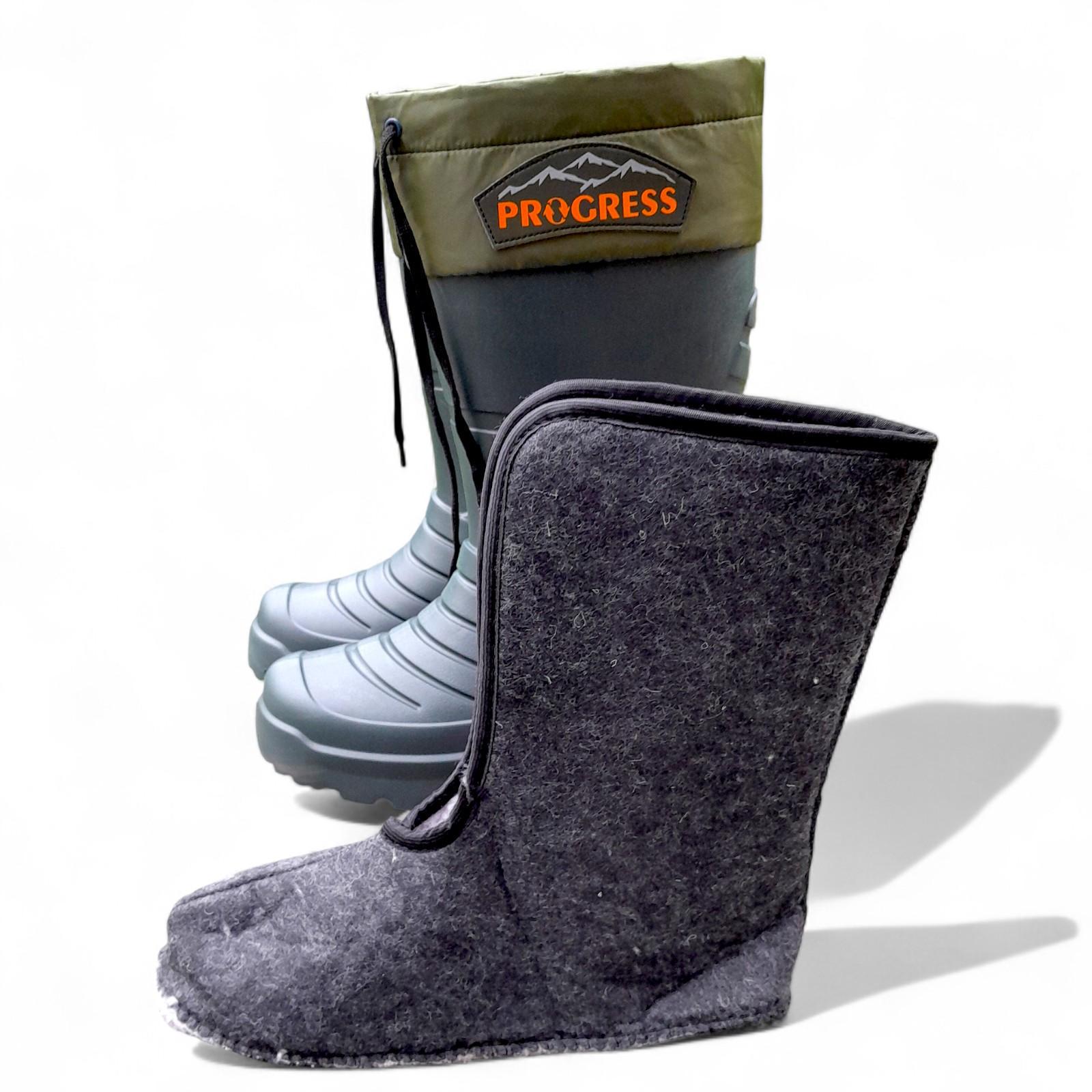 Сапоги мужские Progress ЭВА с утеплением р. 44 29 см. Хаки (2797536765) - фото 5 Сапоги мужские Progress ЭВА с утеплением р. 44 29 см. Хаки (2797536765) - фото 5