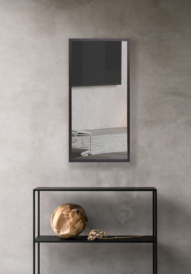 Дзеркало в рамі CRYSTAL GLASS 2290 1200х450 мм Венге (С4022)