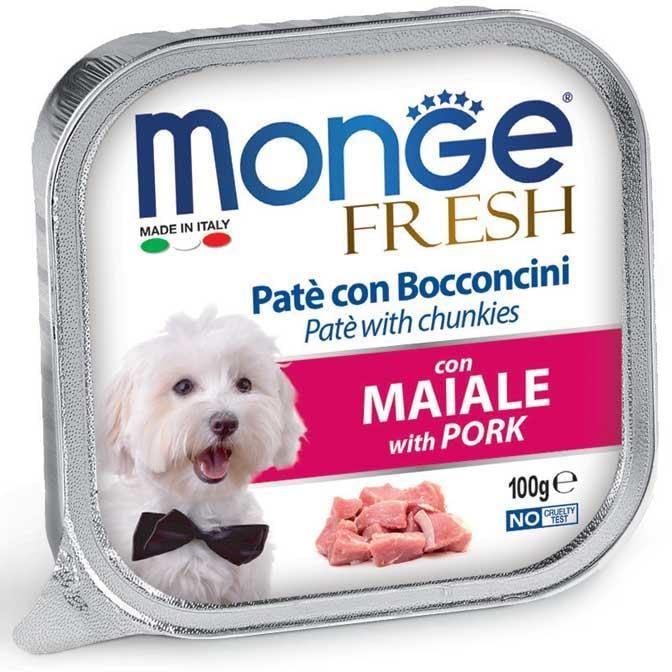 Корм для собак Monge dog Fresh Свинина 100 г (8009480094700090)