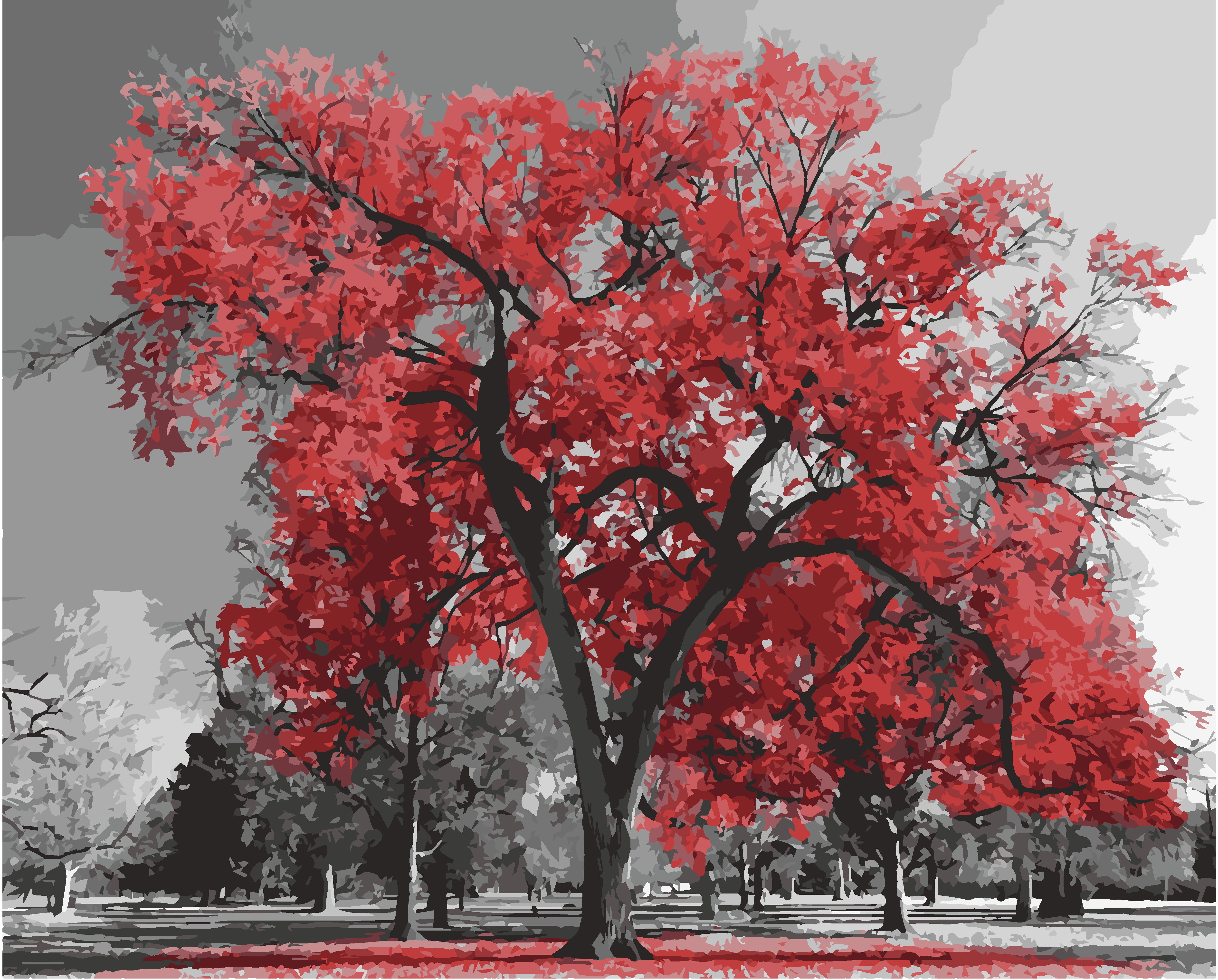 Картина по номерам ART CRAFT Канадский ясень 40x50 см Разноцветный (PM-194-K-151)