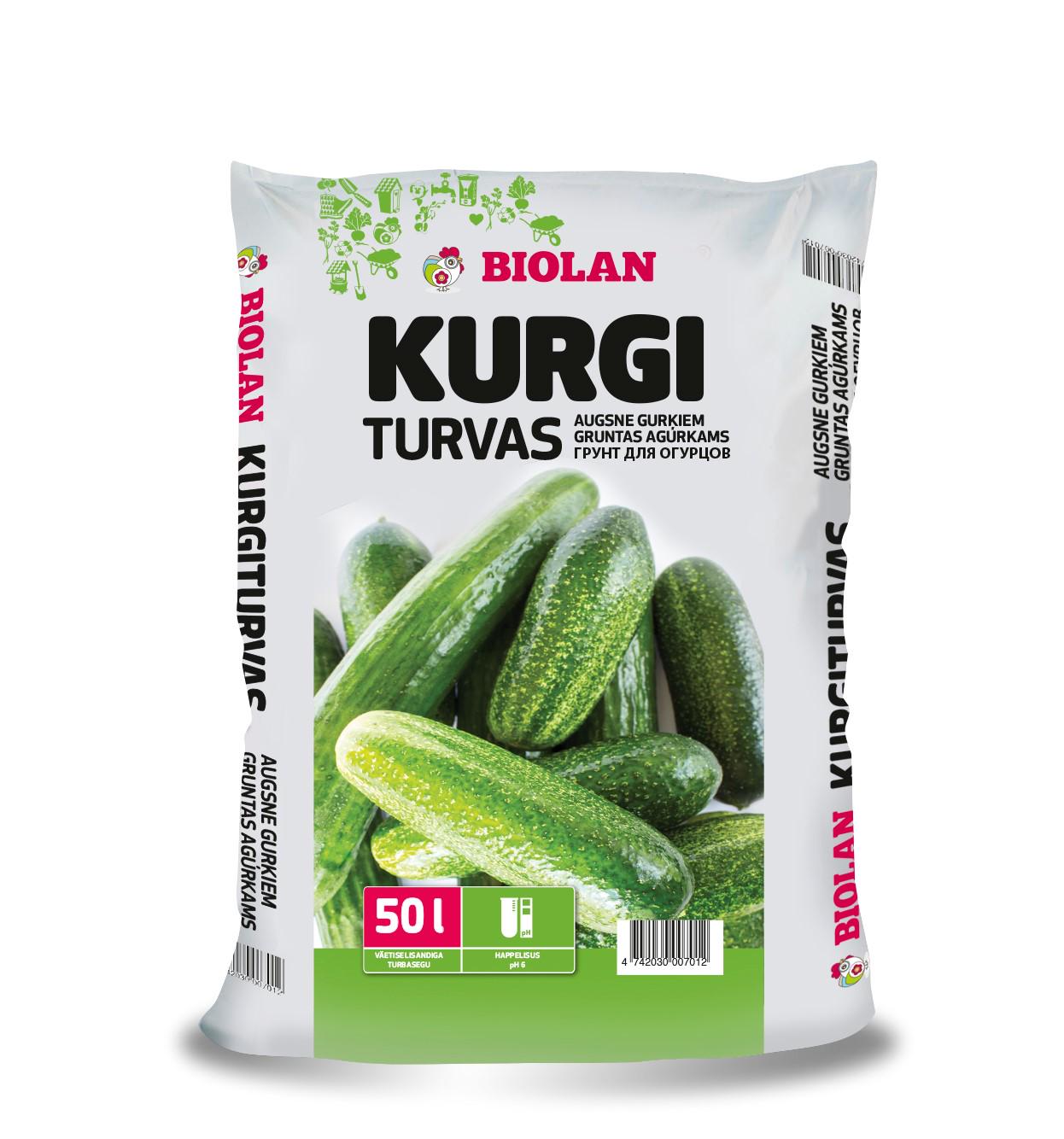 Субстрат для огурцов BIOLAN Cucumber substrates 50 Л