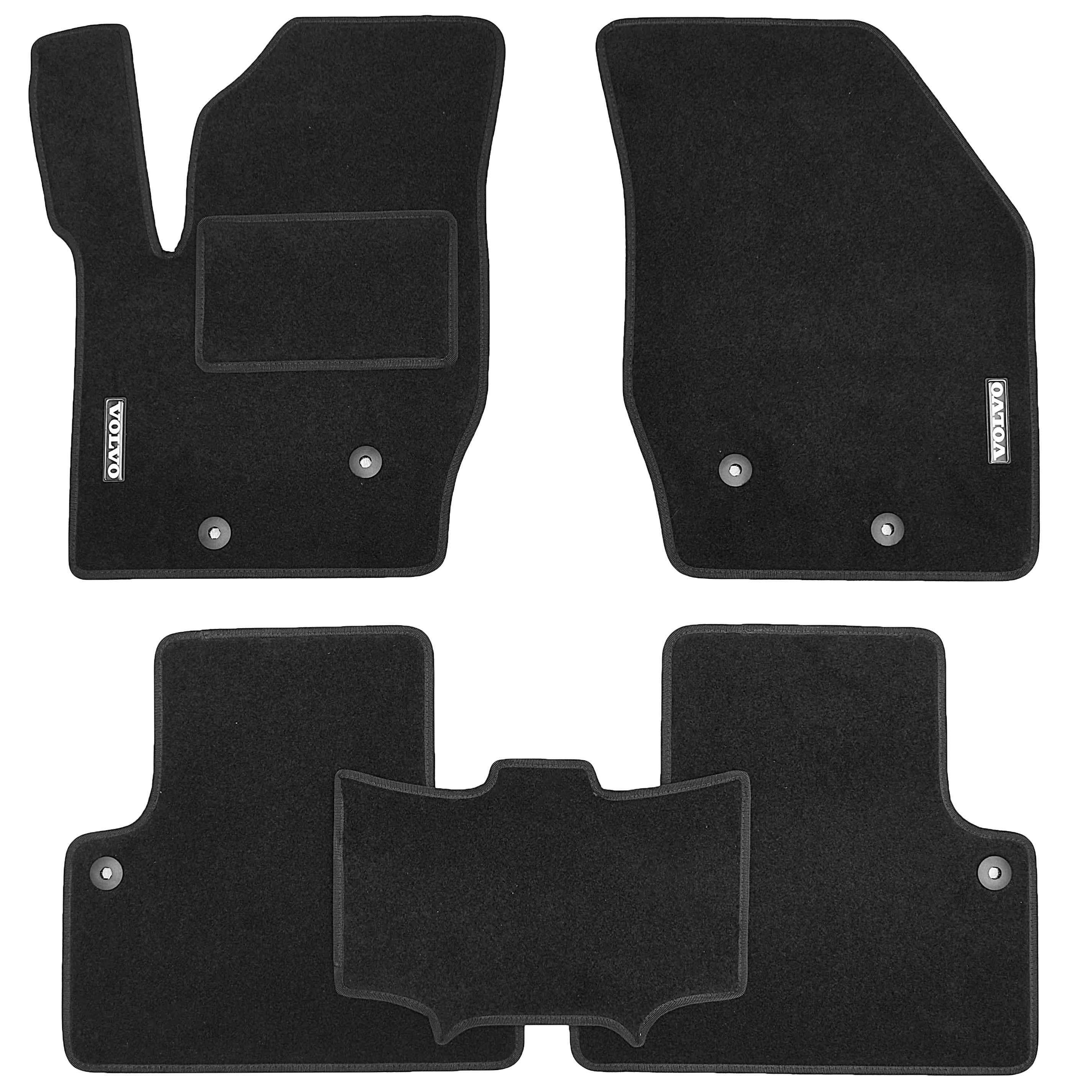 Коврики в салон для Volvo XC 90 '03-14 текстильные Черный (175059)