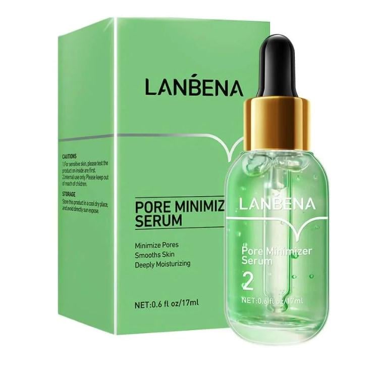 Сироватка для звуження пор і відновлення пошкодженої шкіри LANBENA Pore Minimizer Serum №2 17 мл