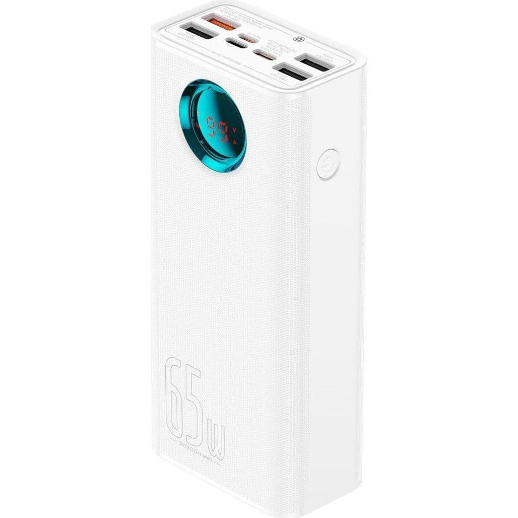 Батарея портативна BASEUS Amblight Digital Display Fast Charge 26800mAh 65W P10022402223-00 White