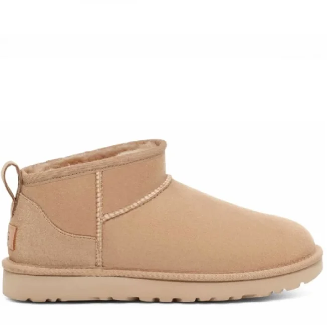 Уги жіночі UGG Ultra Mini Sand Suede р. 38 Бежевий (13016)