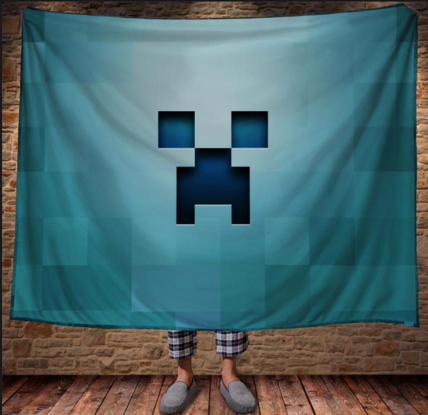 Плед с 3D принтом Minecraft 150х200 см (epi_0253)