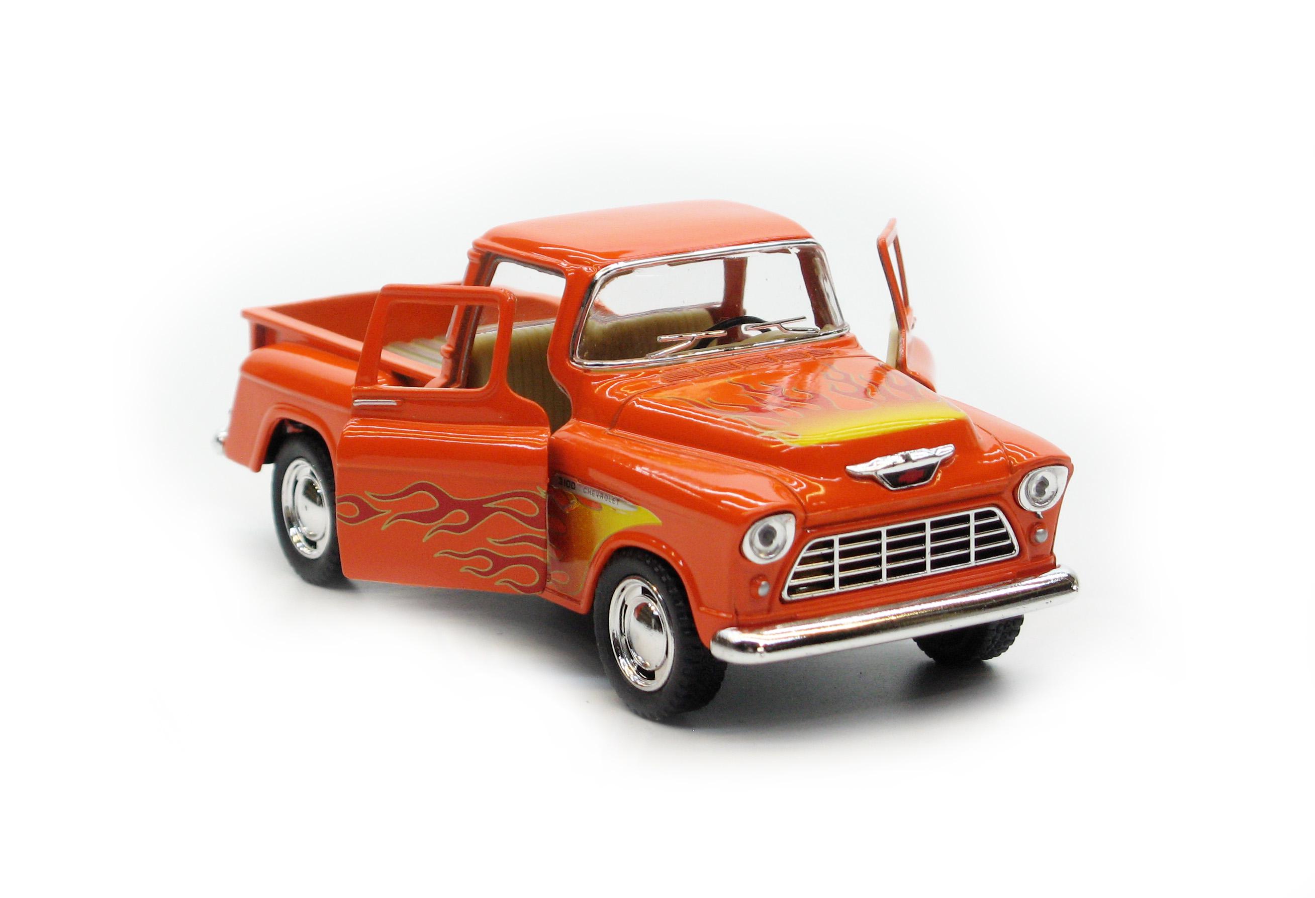 Машина металлическая KT5330F Chevy Stepside Pick-up with printing 1955 - фото 7 Машина металлическая KT5330F Chevy Stepside Pick-up with printing 1955 - фото 7