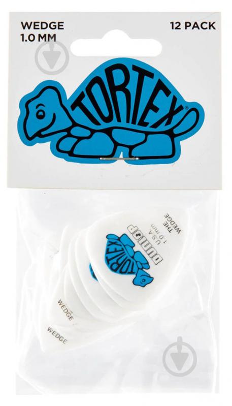 Медиаторы Dunlop 424P1.0 Tortex Wedge Player's Pack 1.0 mm (12 шт.)