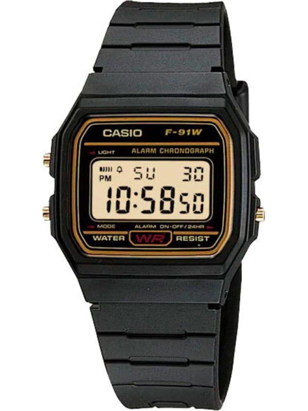 Наручний годинник чоловічий Casio F-91WG-9 (436131)
