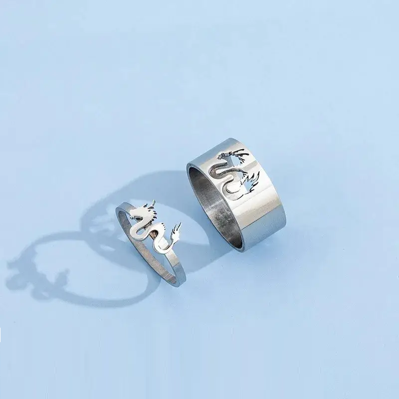 Набір кілець з драконом 2 шт. (1793806206)