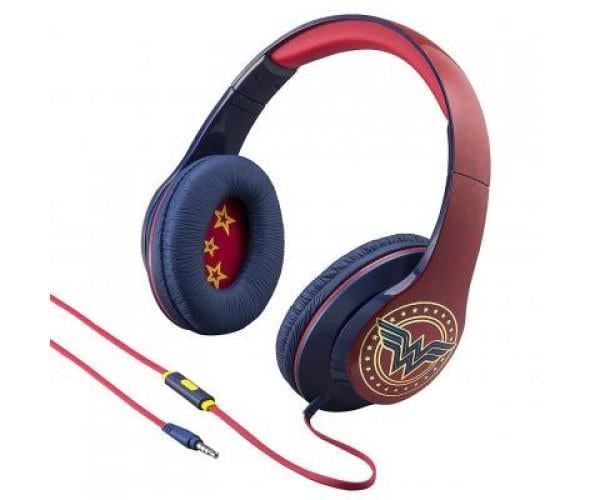 Наушники Ekids iHome Warner Bros Wonder Woman Mic (RI-M40WW.FXV7)