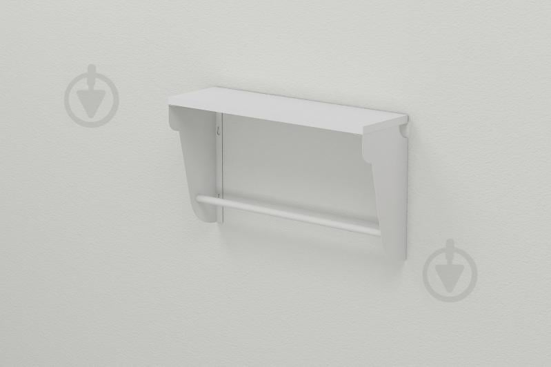 Полка настенная Ferrum-decor Свит 300x700x150 металл Белый ДСП Белое 16 мм (SVI0050)