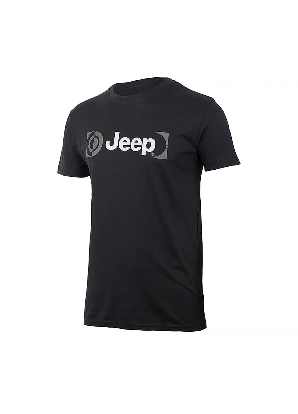 Футболка мужская JEEP T-SHIRT Paintbrush J22W S Черный (O102590-B000 S)