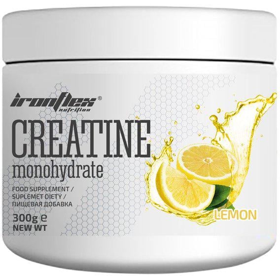 Креатин моногидрат IronFlex Creatine Monohydrate 300 г 120 порций Lemon - фото 1