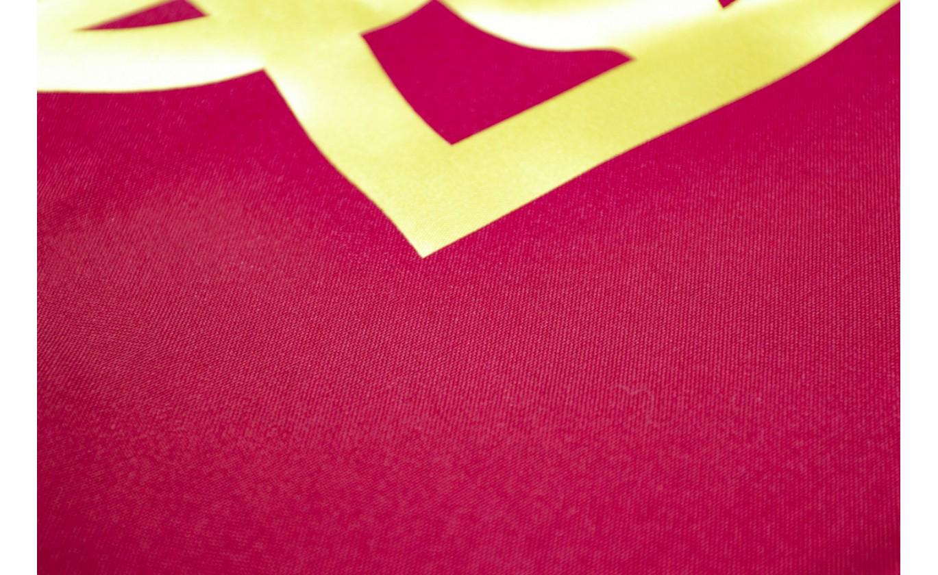 Флаг УПА габардин с трезубом и бахромой 90х135 см (п6ГтБУПА) - фото 2 Флаг УПА габардин с трезубом и бахромой 90х135 см (п6ГтБУПА) - фото 2