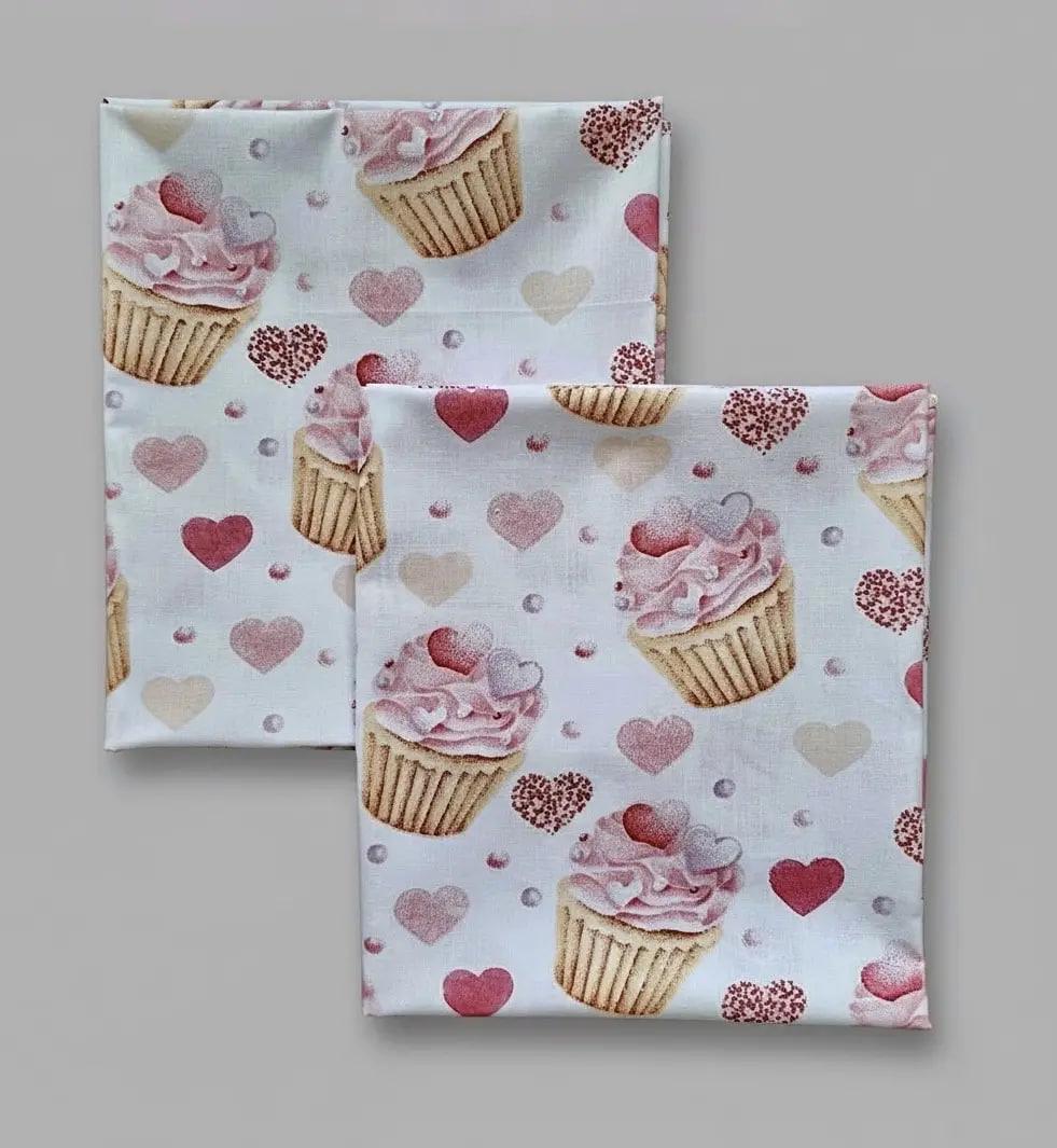 Пеленка детская BST из натуральной хлопковой ткани 2 шт. 90х80 см Розовый/Белый (2166736607)