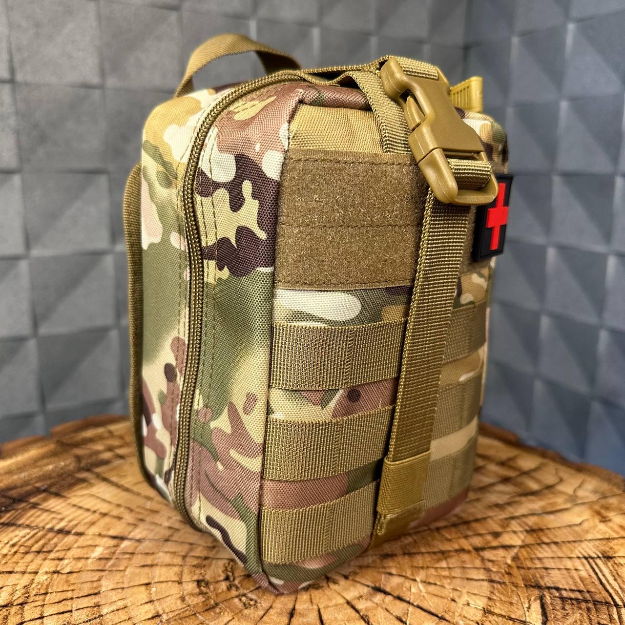 Подсумок для аптечки быстрого сброса стандарт НАТО Мультикам - фото 2 Подсумок для аптечки быстрого сброса стандарт НАТО Мультикам - фото 2