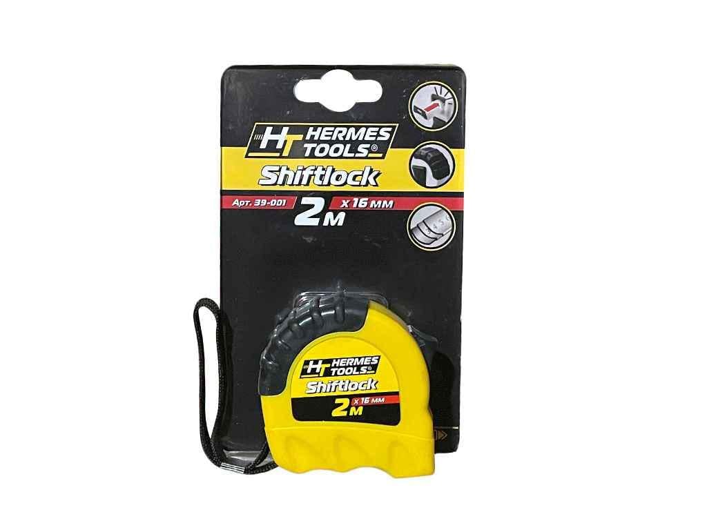 Рулетка HT TOOLS 39-001 з фіксатором 16 мм Shiftlock 2 м (42303)