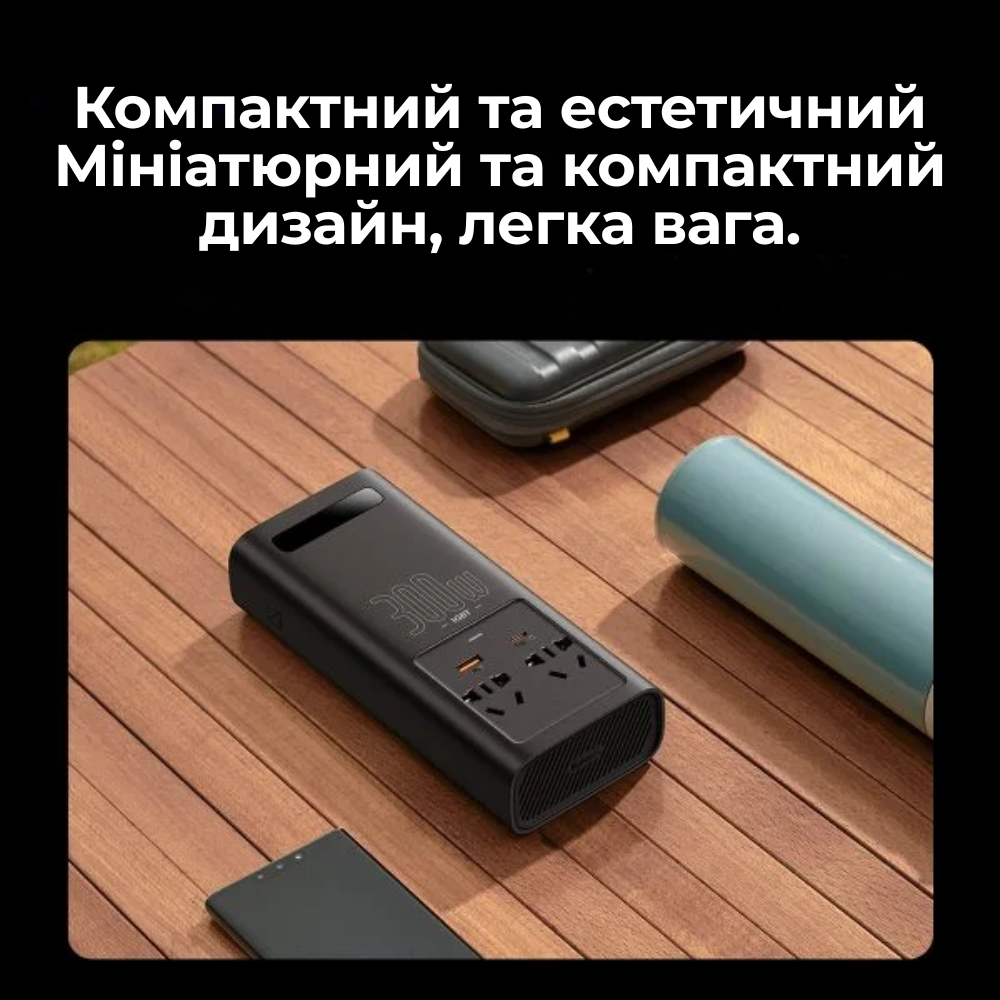 Автомобільний інвертор напруги BASEUS Inverter 2 розетки 500W 12/220V (CGNB000101) - фото 7