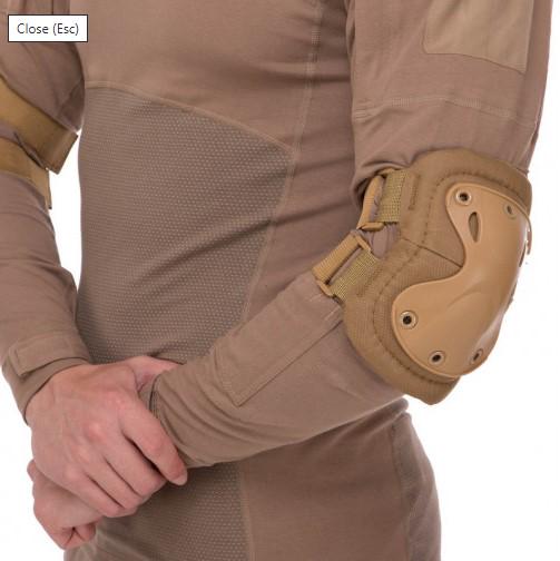 Наколінники та налокітники захисні анатомічної форми Койот - фото 5