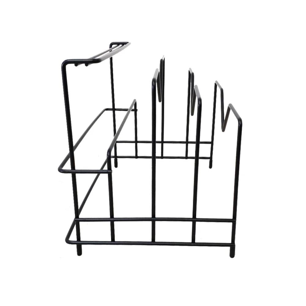 Подставка для крышек Stenson R88737 26,5х19х21,5 см Черный (M50224) - фото 3