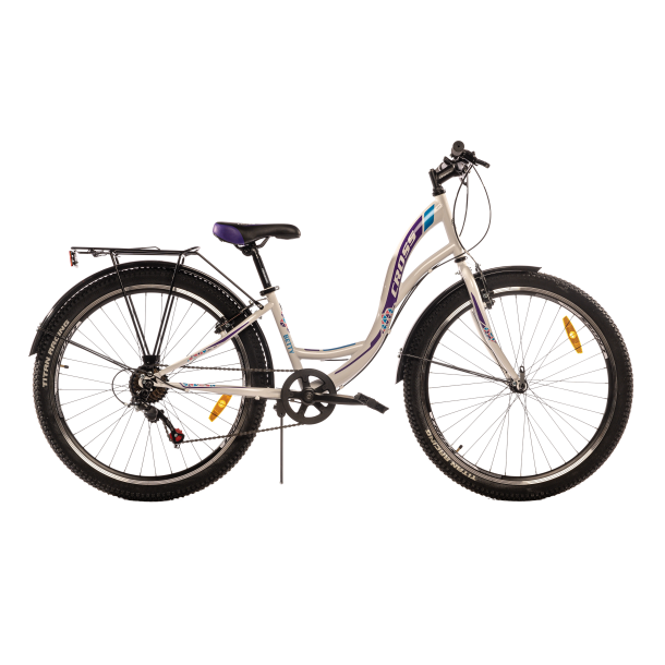 Велосипед Cross Betty 26" 13" Біло-фіолетовий (840)