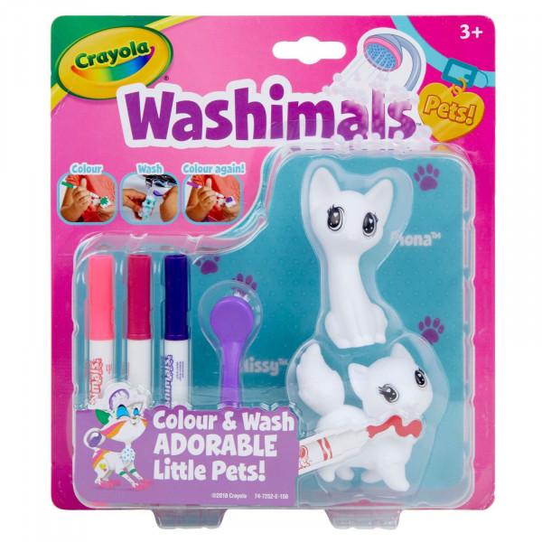 Набор для торчества Crayola Washimals Котики (256366.106)