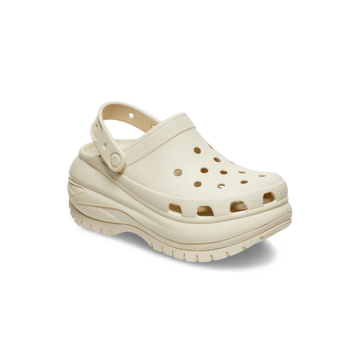 Сабо женские Crocs Mega Crush M7W9 р. 40 26 см Bone (207988) - фото 2