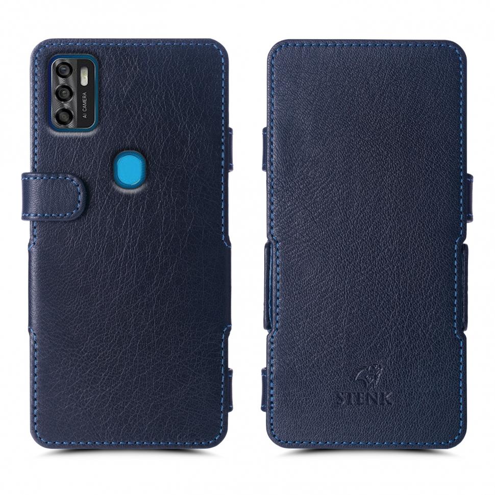Чехол книжка Stenk Prime для ZTE Blade A7s (2020) Синий (68168)