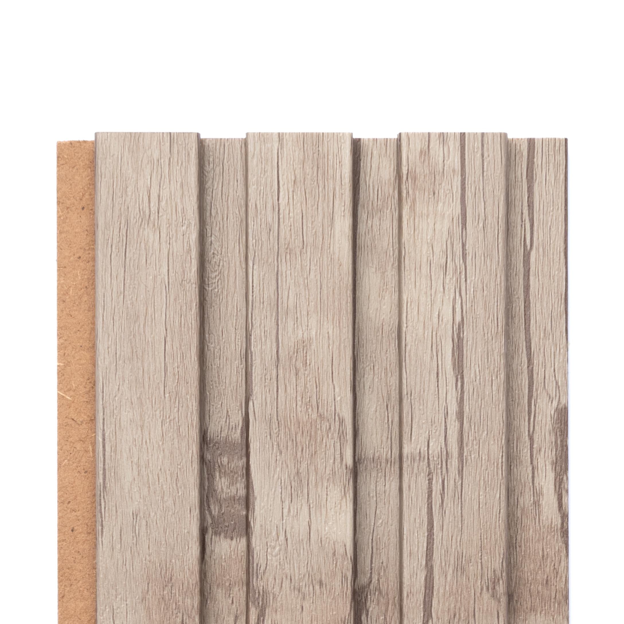 Панель реечная стеновая МДФ Superprofil 2800х117х12 мм Старое дерево