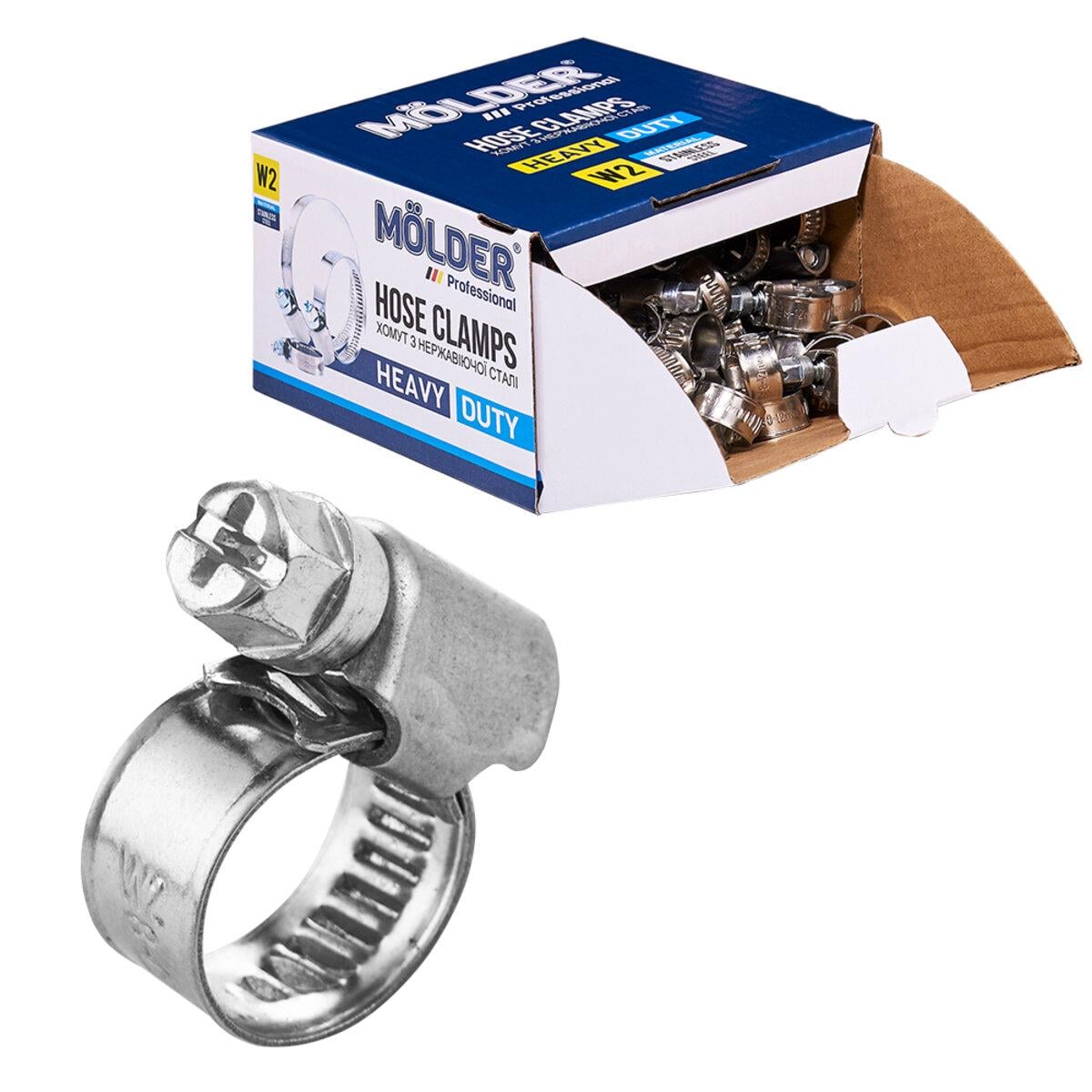Хомуты Molder 08-12/W 2 9 мм