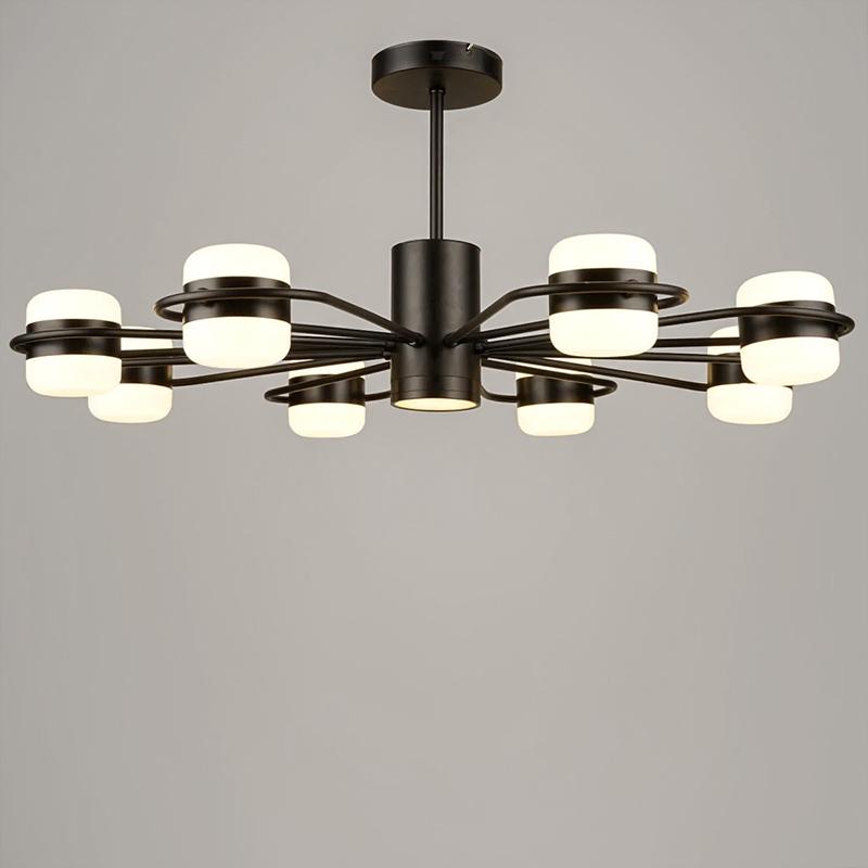 Люстра підвісна LED Light House SRS-16364/8 112W з пультом Чорний