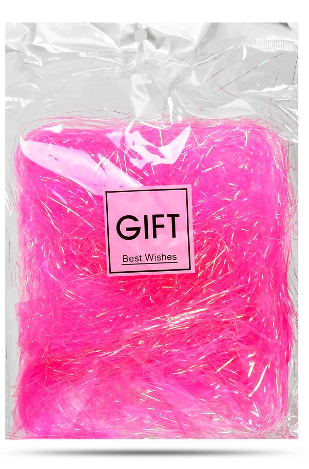 Декоративный наполнитель из полипропилена для подарочных коробок 30 г Pink (22091874)